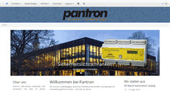 Desktop Screenshot of pantron.de
