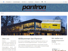 Tablet Screenshot of pantron.de